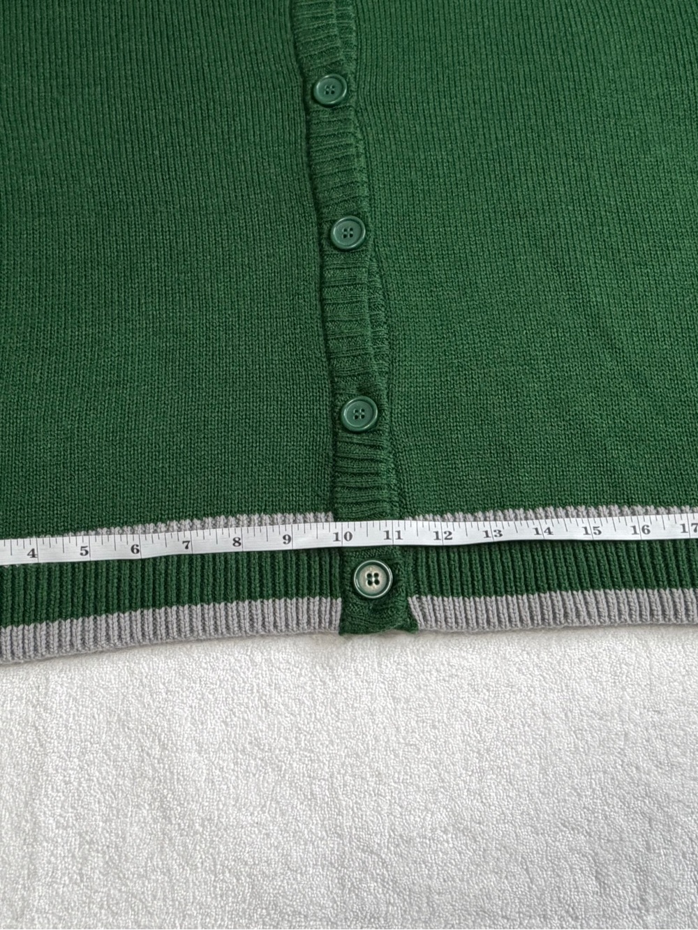 Harry Potter Green Slytherin V-Neck Button Cardigan Sweater Size Small - Picture 13 of 16